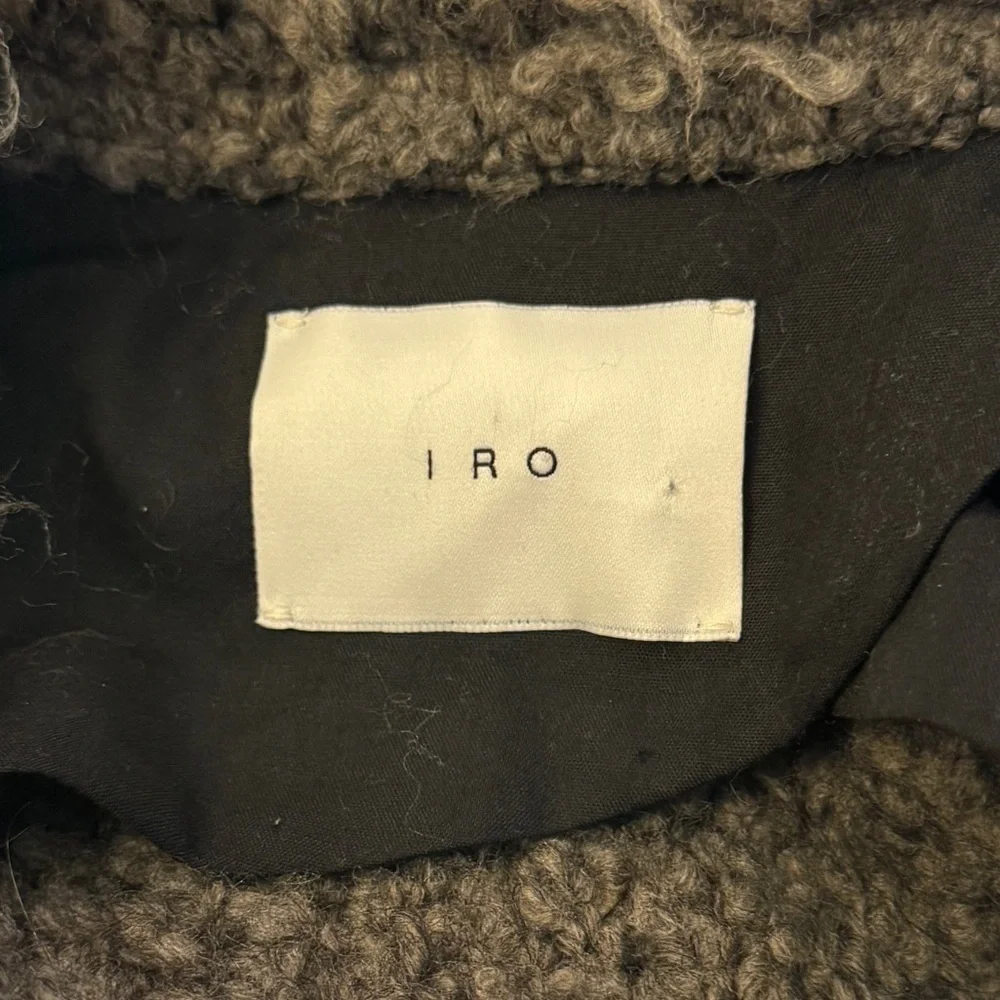 IRO Campbell Frayed Boucle-Knit Jacket